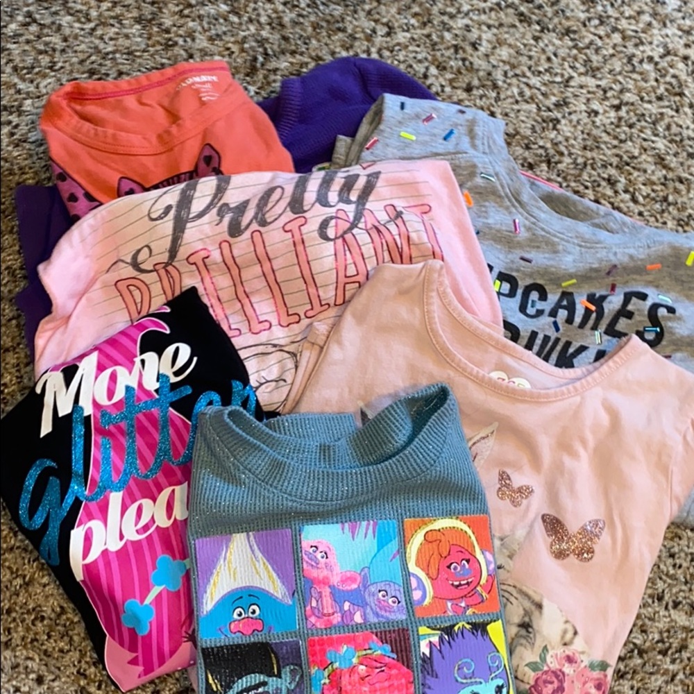 little girls shirt bundle